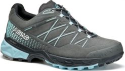 Buty trekkingowe Asolo Tahoe LTH Gore-Tex Szare/Niebieskie. Niebieskie obuwie trekkingowe damskie Asolo, z gore-texu, bez zapięcia. Za 912.95 zł.