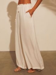LA Angels Spodnie w kolorze beżowym rozmiar: M. Brązowe spodnie materiałowe damskie LA Angels, bez wzorów, z materiału. Za 214.95 zł.