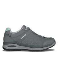 LOWA Skórzane buty trekkingowe "Locarno GTX" w kolorze szarym rozmiar: 37,5. Szare obuwie trekkingowe damskie Lowa, z gore-texu, bez zapięcia. Za 421.67 zł.