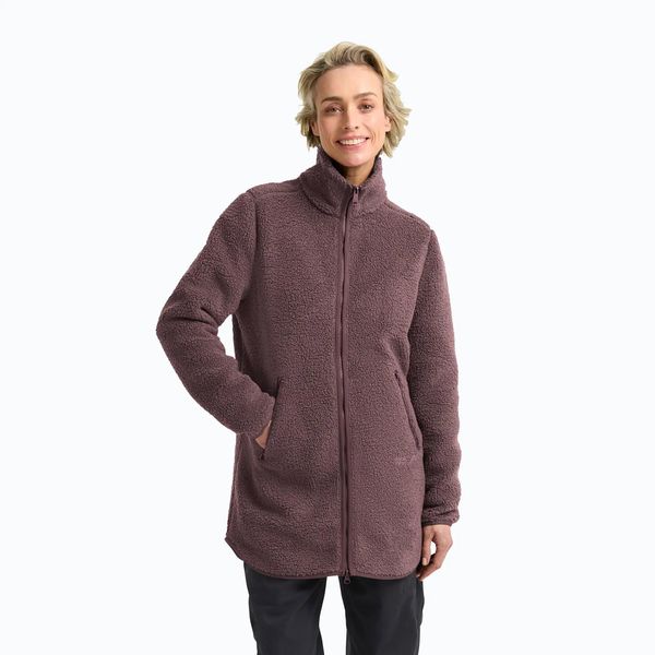 Bluza polarowa damska Jack Wolfskin High Curl Coat. Fioletowe bluzy damskie Jack Wolfskin, xs, bez wzorów, z materiału, bez kaptura. Za 609.99 zł.