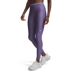Legginsy Under Armour Heatgear Legging Damskie. Fioletowe legginsy damskie Under Armour, s, bez wzorów, z elastanu. Za 282.99 zł.