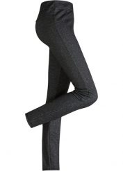 Legginsy termoaktywne w optyce dżinsowych. Czarne legginsy damskie bonprix, bez wzorów. Za 89.99 zł.