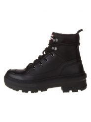 Hunter Skórzane botki w kolorze czarnym rozmiar: 38. Czarne botki damskie Hunter, bez obcasa, bez zapięcia. Za 239.29 zł.