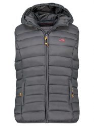 Geographical Norway Kamizelka pikowana "Vatikolor" w kolorze antracytowym rozmiar: XL. Czarne kamizelki damskie Geographical Norway, xl, bez wzorów, bez kaptura. Za 122.96 zł.