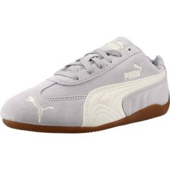 Buty PUMA YELLOW SPEEDCAT OG Szary. Szare obuwie trekkingowe damskie Puma, ze skóry, bez zapięcia. Za 423.99 zł.