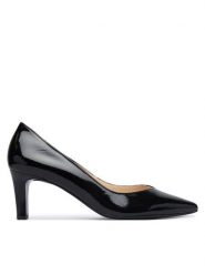 HÖGL Szpilki 0-186701-01000 Czarny. Czarne szpilki damskie Högl, bez wzorów, z lakierowanej skóry, bez obcasa, na szpilce, bez zapięcia. Za 699.99 zł.