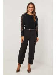 Soft Cashmere Sweter w kolorze czarnym rozmiar: 38/40. Czarne swetry klasyczne damskie Soft Cashmere, z kaszmiru, bez kołnierzyka. Za 152.99 zł.