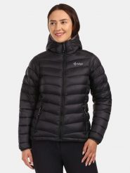 Kilpi Kurtka zimowa "Rebeki" w kolorze czarnym rozmiar: 42. Czarne kurtki damskie Kilpi, na zimę, bez wzorów, z puchu, bez kaptura. Za 304.56 zł.