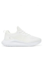 Calvin Klein Jeans Sneakersy Eva Runner Sock Mg Tech YW0YW01855 Biały. Białe obuwie sportowe damskie Calvin Klein Jeans, z jeansu, bez zapięcia. Za 329.99 zł.