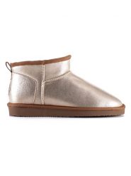 ISLAND BOOT Botki "Miley" w kolorze beżowym rozmiar: 36. Brązowe botki damskie Island Boot, z materiału, bez obcasa, bez zapięcia. Za 118.56 zł.