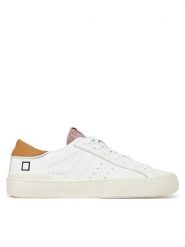 D.A.T.E. Sneakersy Hill Low W421-HL-MX Biały. Białe obuwie sportowe damskie D.A.T.E., ze skóry, bez zapięcia. Za 459.99 zł.