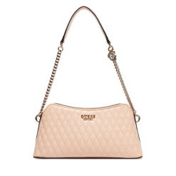 Torebka Guess. Czerwone listonoszki damskie Guess, z aplikacjami, bez dodatków. Za 399.99 zł.