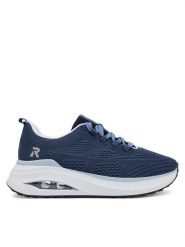 Rieker Revolution Lifestyle Sneakersy W2701-14 Granatowy. Niebieskie obuwie sportowe damskie Rieker Revolution Lifestyle, z materiału, bez zapięcia. Za 419.99 zł.