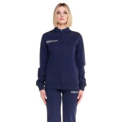 Damski dres Only One ze stójką i zamkiem błyskawicznym. Niebieskie obuwie sportowe damskie LEONE 1947 APPAREL, z dresówki, bez zapięcia, na fitness i siłownię. Za 267.34 zł.