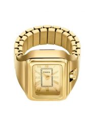 Fossil Zegarek Watch Ring ES5343 Złoty. Żółte, analogowe zegarki damskie Fossil, złote. Za 479.99 zł.