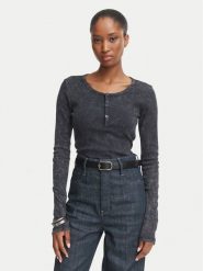 G-Star Bluzka Vintage D29966-E800 Granatowy Slim Fit. Niebieskie bluzki damskie G-Star, l, bez wzorów, z bawełny, retro, bez kołnierzyka, bez ramiączek. Za 199.99 zł.