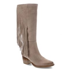 Beżowe Kozaki Maciejka Eleganckie Skórzane Buty Damskie. Brązowe kozaki damskie Maciejka, ze sztruksu, bez obcasa, na obcasie, bez zapięcia. Za 339.00 zł.