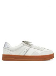 Tommy Jeans Sneakersy The Greenwich Flap EN0EN02715 Biały. Białe obuwie sportowe damskie Tommy Jeans, z jeansu, bez zapięcia. Za 259.99 zł.