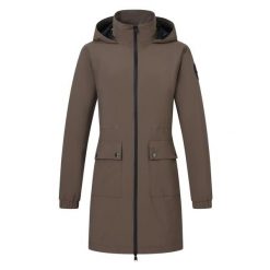 Parka dla kobiet HV Polo Caroline. Brązowe parki damskie HV POLO, l, bez kaptura. Za 635.25 zł.