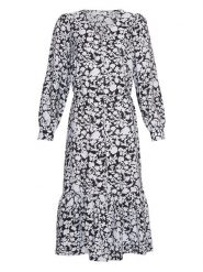 MOSS COPENHAGEN Sukienka "Della Ladonna" w kolorze czarnym rozmiar: L. Czarne sukienki damskie Moss Copenhagen, bez wzorów, bez ramiączek. Za 122.96 zł.