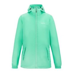 Kurtka Wodoodporna Damska Pack It III. Zielone kurtki damskie Regatta, xl, bez wzorów, z poliamidu, z kapturem. Za 245.99 zł.