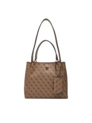 Guess Torebka Lorella Logo HWSG24 84230 Beżowy ciemny. Brązowe torebki klasyczne damskie Guess, ze skóry, bez dodatków. Za 634.99 zł.