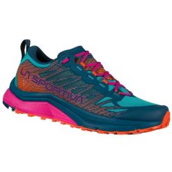 Buty trailowe damskie La Sportiva Jackal II. Brązowe obuwie sportowe damskie La Sportiva, z materiału, bez zapięcia, do biegania. Za 675.99 zł.