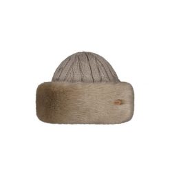 Czapka Barts Bandhat. Brązowe czapki damskie Barts, na zimę, bez wzorów, z wełny. W wyprzedaży za 178.50 zł.