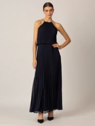 APART Sukienka w kolorze granatowym rozmiar: 36. Niebieskie sukienki damskie Apart, bez wzorów, bez ramiączek. Za 383.45 zł.