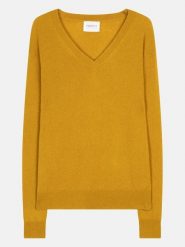 Perfect Cashmere Kaszmirowy sweter "Kalie" w kolorze musztardowym rozmiar: L. Żółte swetry klasyczne damskie Perfect Cashmere, l, z kaszmiru, bez kołnierzyka. Za 422.95 zł.