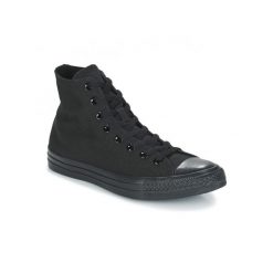 Buty na co dzień trampki unisex CONVERSE ALL STAR wysokie. Czarne trampki damskie Converse, bez wzorów, bez zapięcia. Za 279.00 zł.