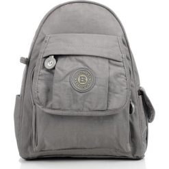 Plecak damski szary Bag Street SP-10-GR. Szare plecaki Bag Street, bez wzorów, z materiału. Za 89.99 zł.