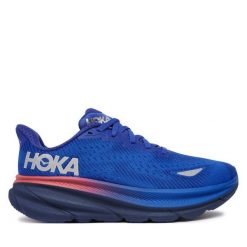 Buty do biegania Hoka. Niebieskie obuwie sportowe damskie HOKA, z gore-texu, do biegania, gore-tex. Za 649.99 zł.