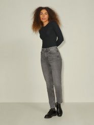 JJXX Koszulka w kolorze czarnym rozmiar: M. Czarne bluzki damskie JJXX, m, bez wzorów, prążkowane, bez kołnierzyka, bez ramiączek. Za 60.99 zł.