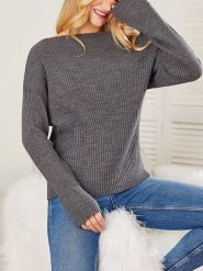 LA Angels Sweter w kolorze antracytowym rozmiar: M. Czarne swetry klasyczne damskie LA Angels, m, z bawełny, bez kołnierzyka. Za 144.92 zł.