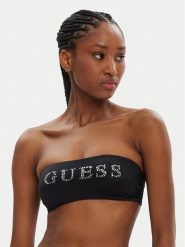 Guess Góra od bikini E5GJ56 LY00K Czarny. Czarne bikini Guess, z aplikacjami, z syntetyku. Za 159.99 zł.