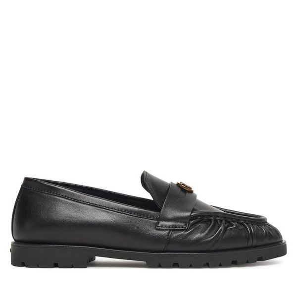 Mokasyny PINKO. Czarne mokasyny damskie Pinko, bez obcasa. Za 1,019.00 zł.