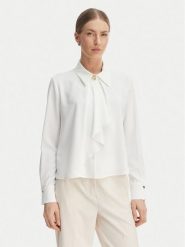 Rinascimento Koszula CFC0127637003 Biały Regular Fit. Białe koszule damskie Rinascimento, xs, bez wzorów, z syntetyku, biznesowe, bez kołnierzyka, bez ramiączek. Za 499.99 zł.