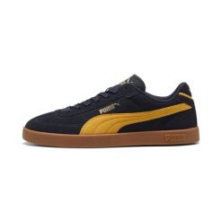 Sneakersy Puma Puma Club II Era Suede. Niebieskie obuwie sportowe damskie Puma, bez zapięcia. W wyprzedaży za 268.55 zł.