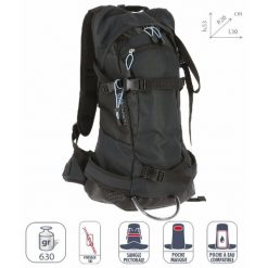 Plecak narciarski Élémenterre Norsnow. Czarne plecaki Elementerre, bez wzorów. Za 280.00 zł.