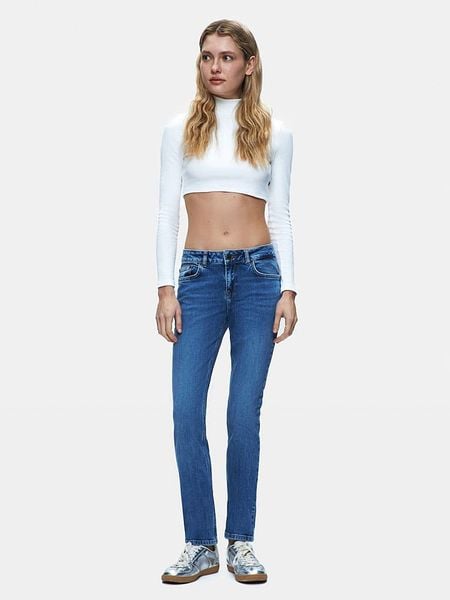 LTB Dżinsy "Fallon 200" - Slim fit - w kolorze niebieskim rozmiar: W26/L36. Niebieskie jeansy damskie LTB. Za 158.10 zł.