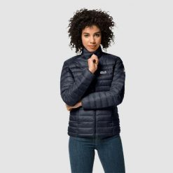 Kurtka uniwersalna damska Jack Wolfskin 12059411010. Czarne kurtki damskie Jack Wolfskin, l, bez wzorów, z puchu, bez kaptura. Za 543.00 zł.