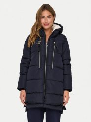 ONLY Płaszcz zimowy New Nora 15304792 Granatowy Regular Fit. Niebieskie kurtki damskie Only, na zimę, l, bez wzorów, z syntetyku, bez kaptura. Za 369.99 zł.