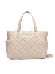 Valentino Torebka Ocarina VBS3KK36R Écru. Białe torebki klasyczne damskie Valentino, ze skóry, bez dodatków. Za 629.99 zł.