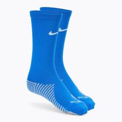 Skarpety piłkarskie Nike Strike Soccer Crew. Czerwone skarpetki damskie Nike, bez wzorów. Za 43.99 zł.