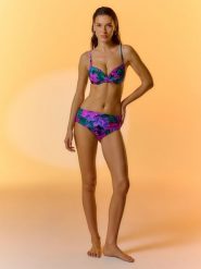 4F Dół od bikini damski - multikolor S. Brązowe bikini 4F, bez wzorów, z materiału. Za 59.99 zł.