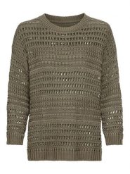 Camel Active Sweter w kolorze khaki rozmiar: S. Brązowe swetry klasyczne damskie Camel Active, s, z bawełny, bez kołnierzyka. Za 197.95 zł.