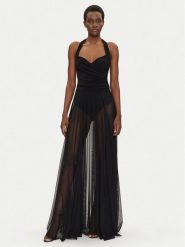 NORMA KAMALI Sukienka wieczorowa KK4243PMG50001 Czarny Slim Fit. Czarne sukienki damskie Norma Kamali, bez wzorów, z syntetyku, wizytowe, bez ramiączek. Za 1,529.00 zł.