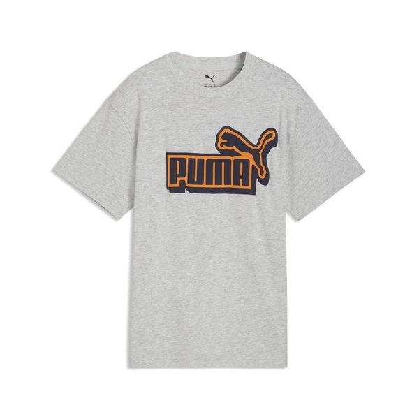 Młodzieżowa koszulka o luźnym kroju Essentials Logo Lab z grafiką PUMA. Czarna koszulki damskie Puma, m, bez wzorów, bez kołnierzyka, bez ramiączek. Za 89.00 zł.