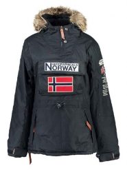 Geographical Norway Parka "Boomera" w kolorze granatowym rozmiar: XXL. Niebieskie parki damskie Geographical Norway, xxl, z futra, bez kaptura. Za 254.74 zł.